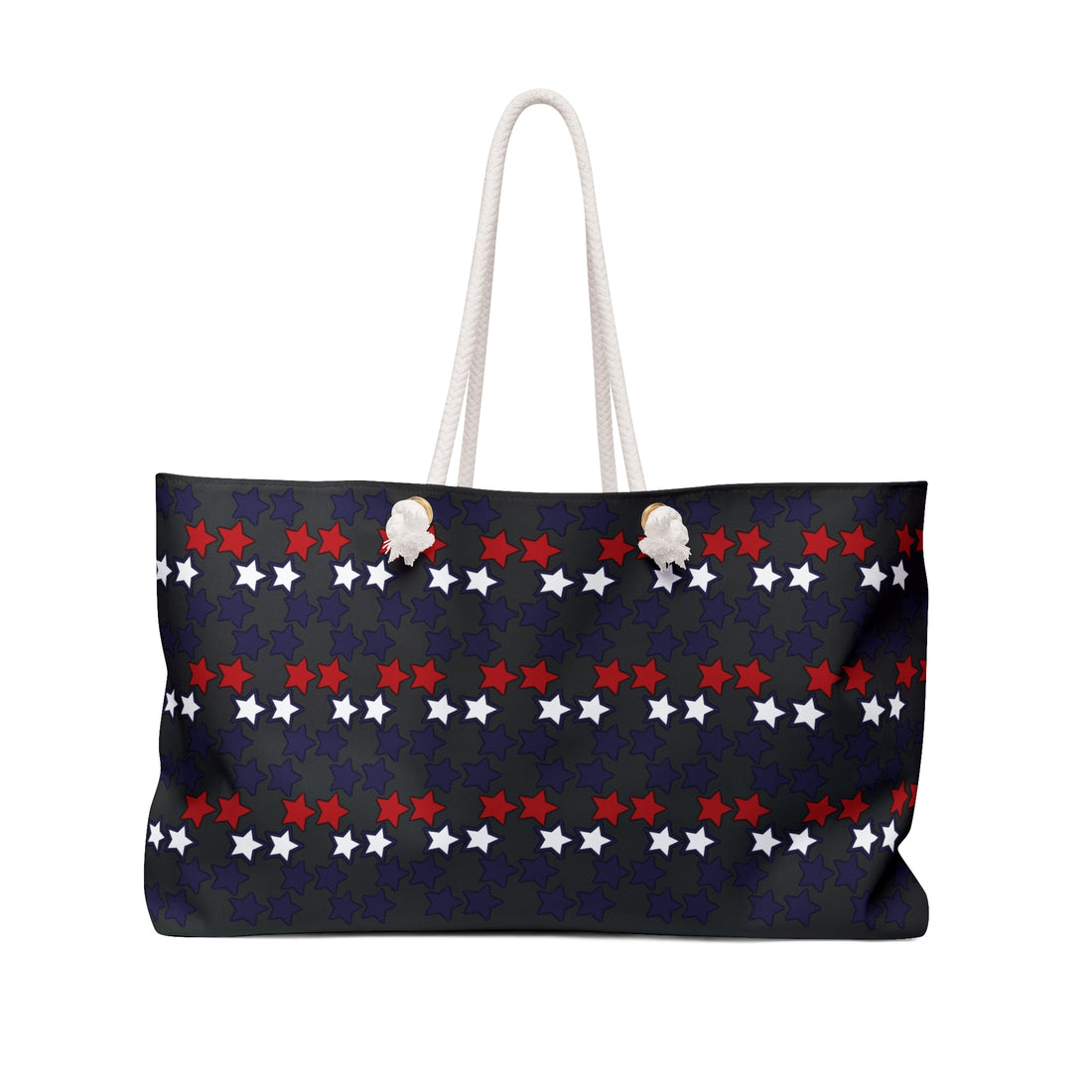 Black Starry Weekender Tote Bag