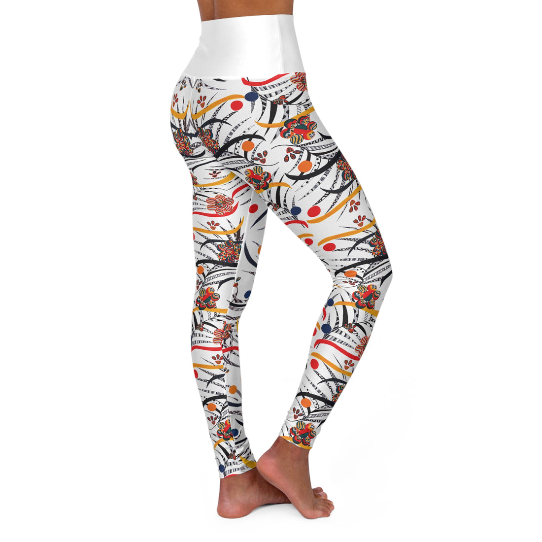 White Wilderness Yoga Leggings