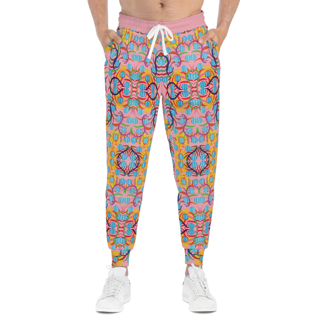 Blush AOP Sunflower Print Joggers