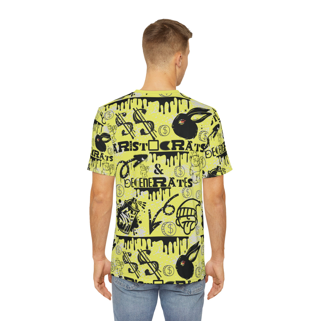 Canary Graphic Polar Men's Polyester Tee (AOP)