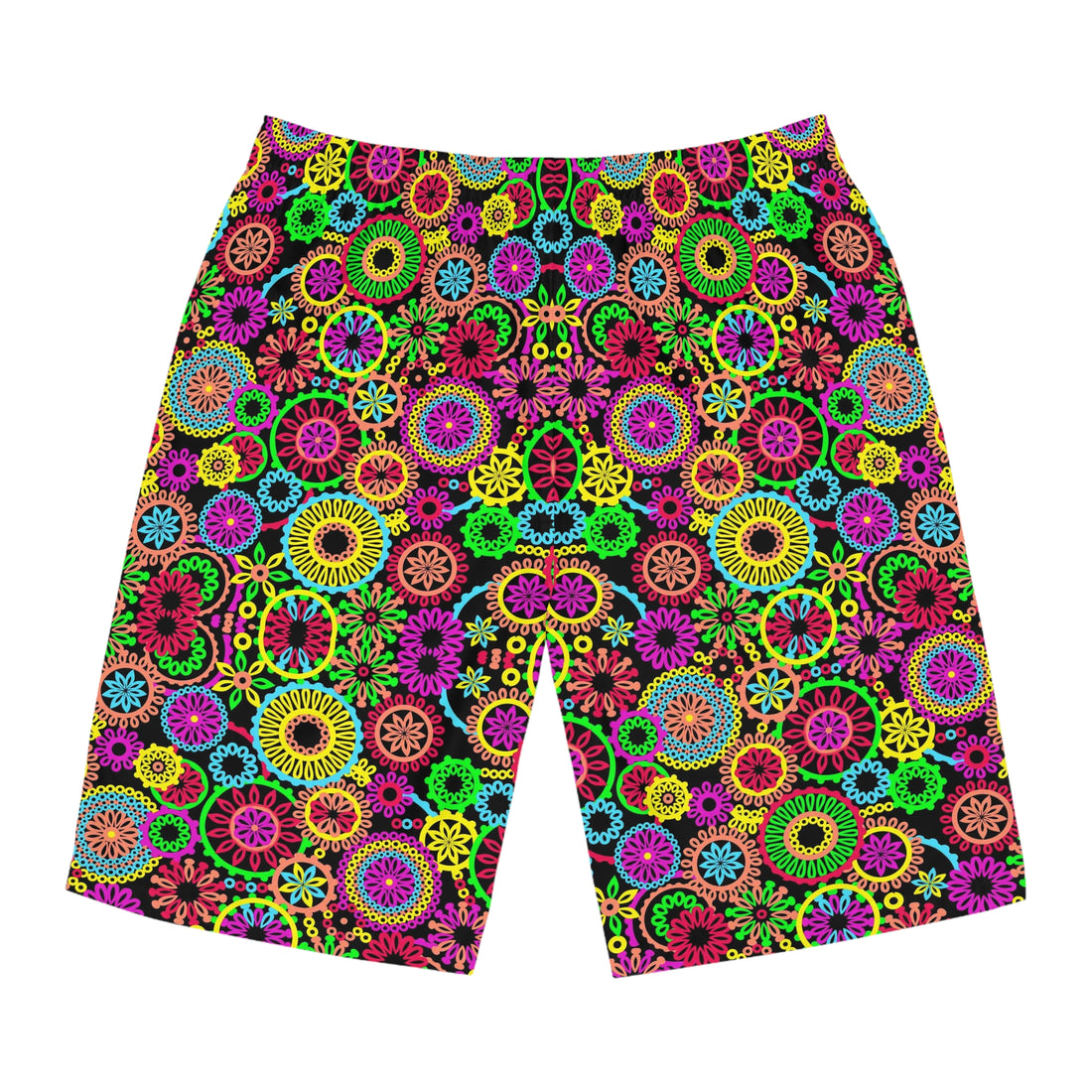 70's Vibe Men's Board Shorts (AOP)