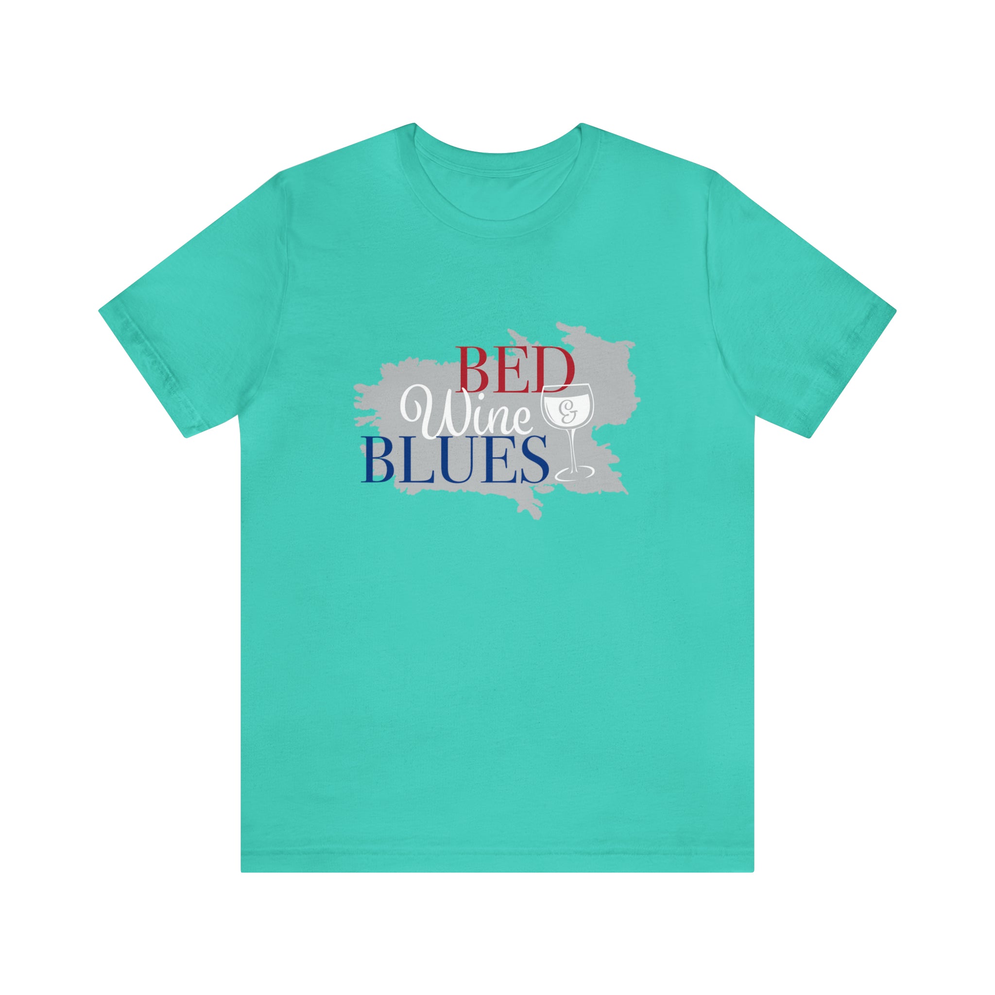 Unisex Jersey Bed & Wine Tee