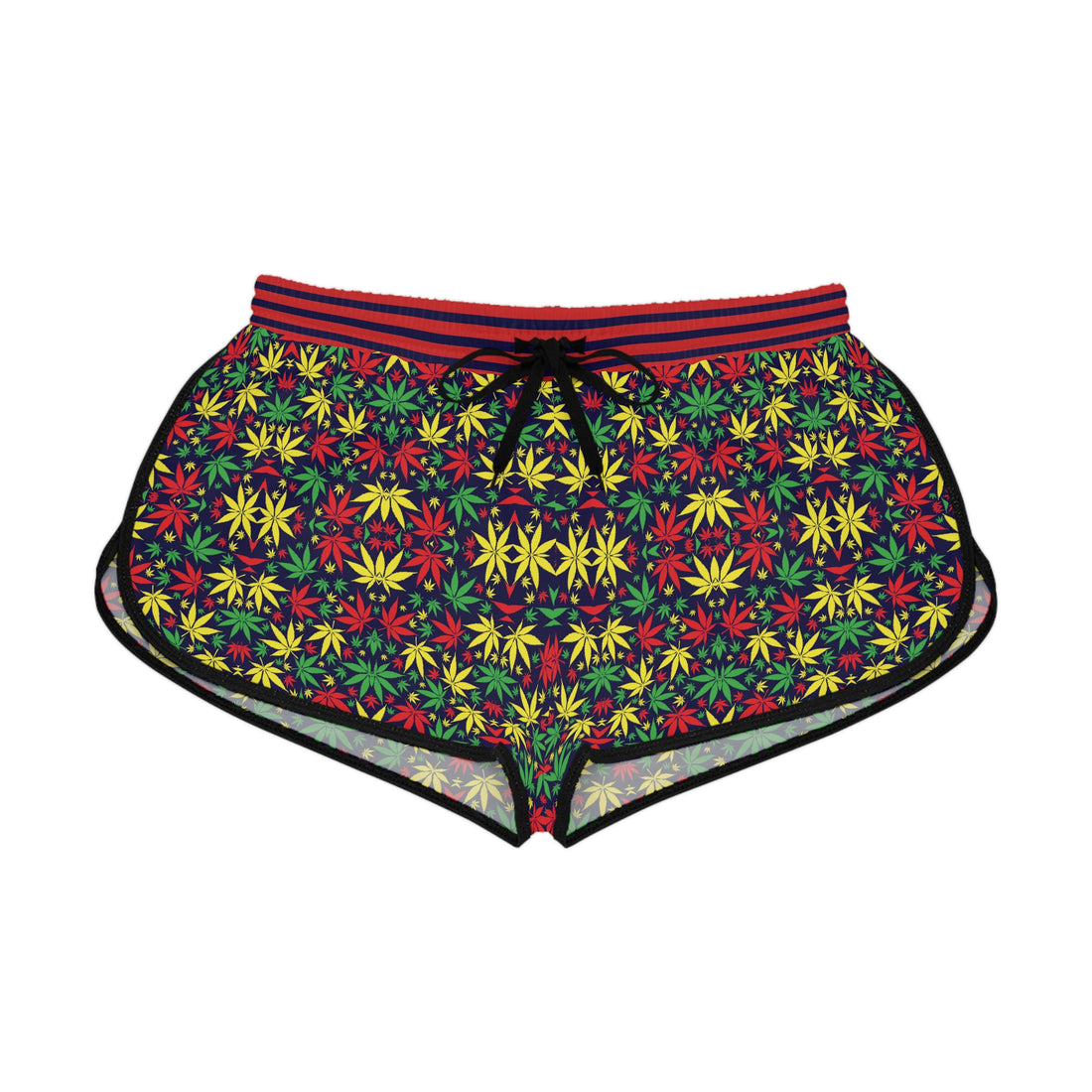Ink Tropical Rasta Toned Relaxed Gym Shorts