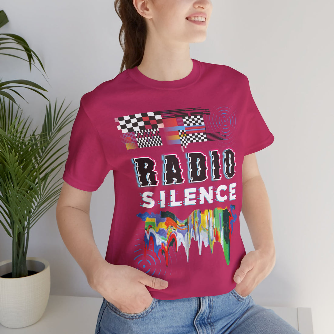 Radio Silence Typography Unisex Jersey Tee