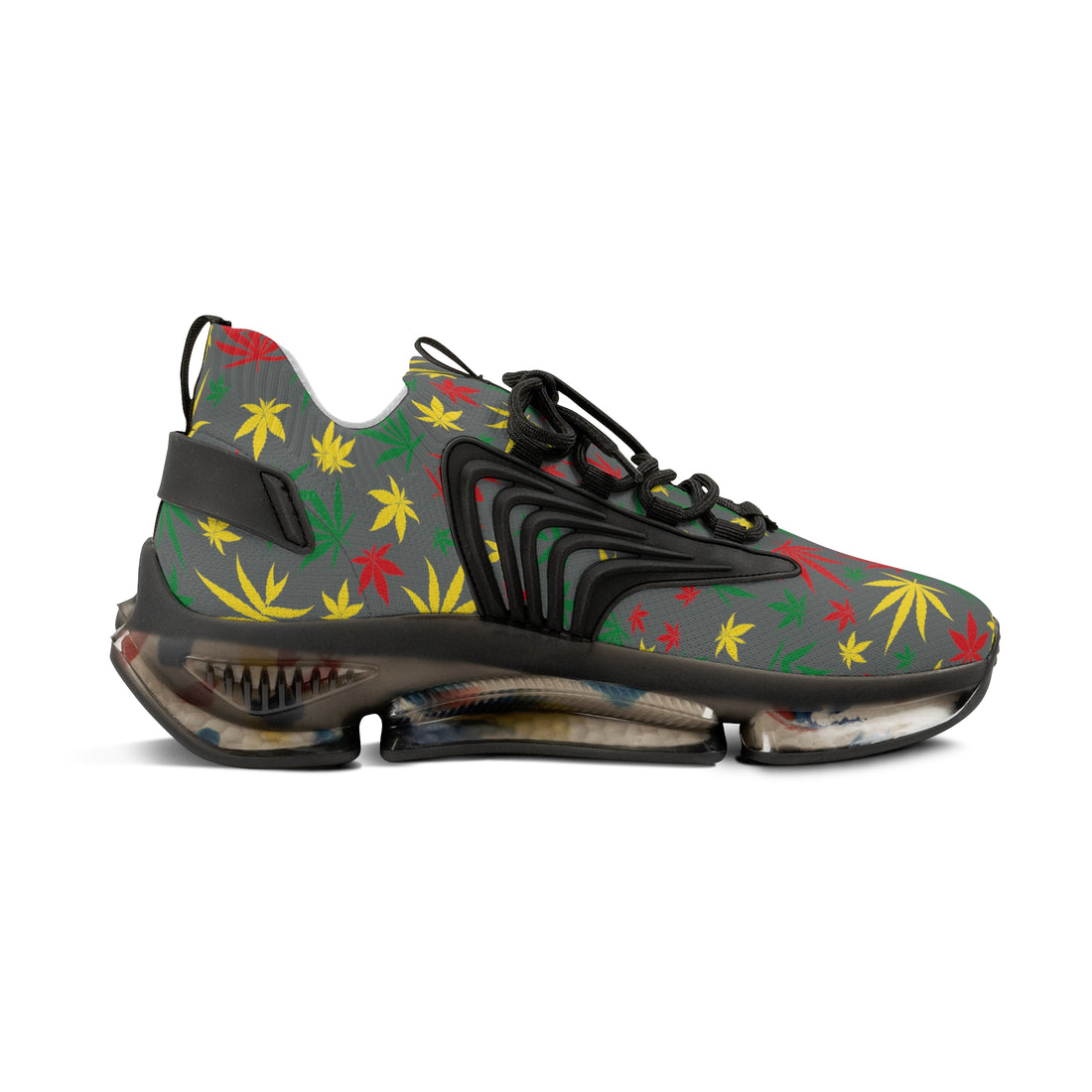 Ash Tropical Rasta Toned Men's Mesh Knit Sneakers