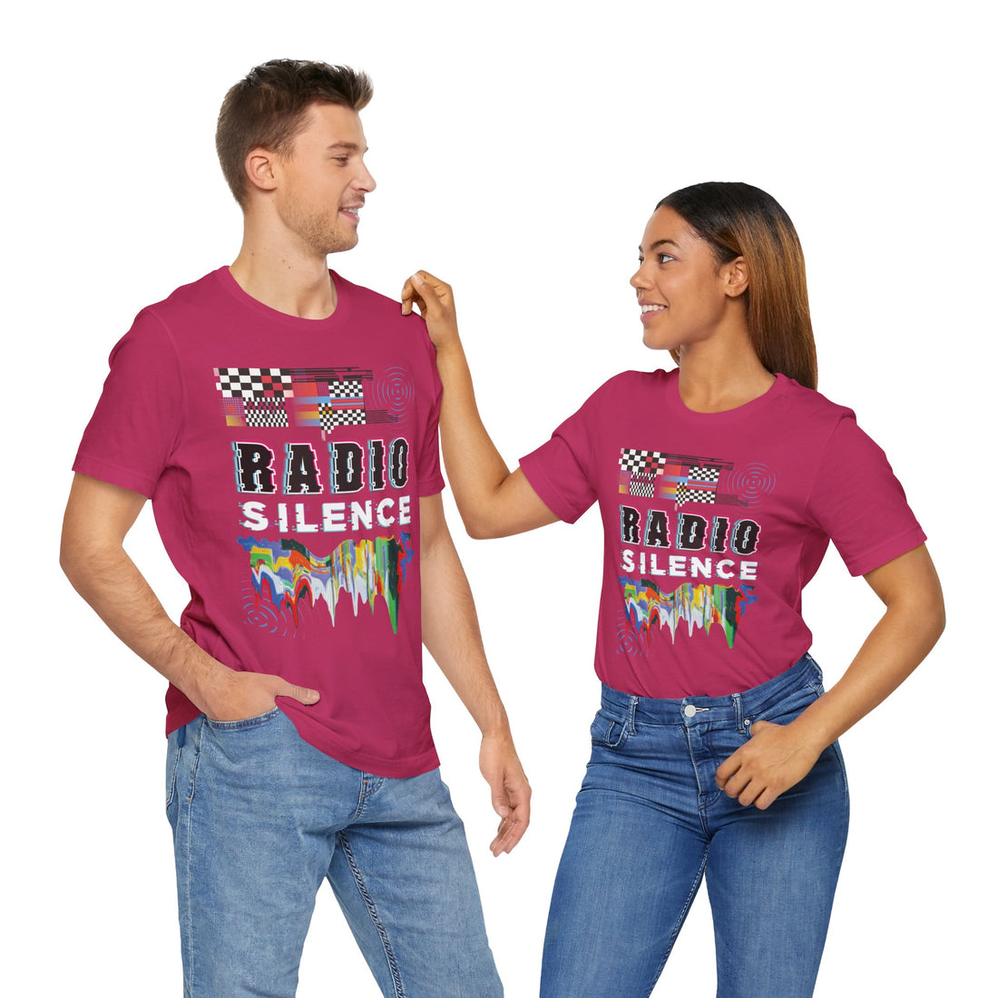 Radio Silence Typography Unisex Jersey Tee