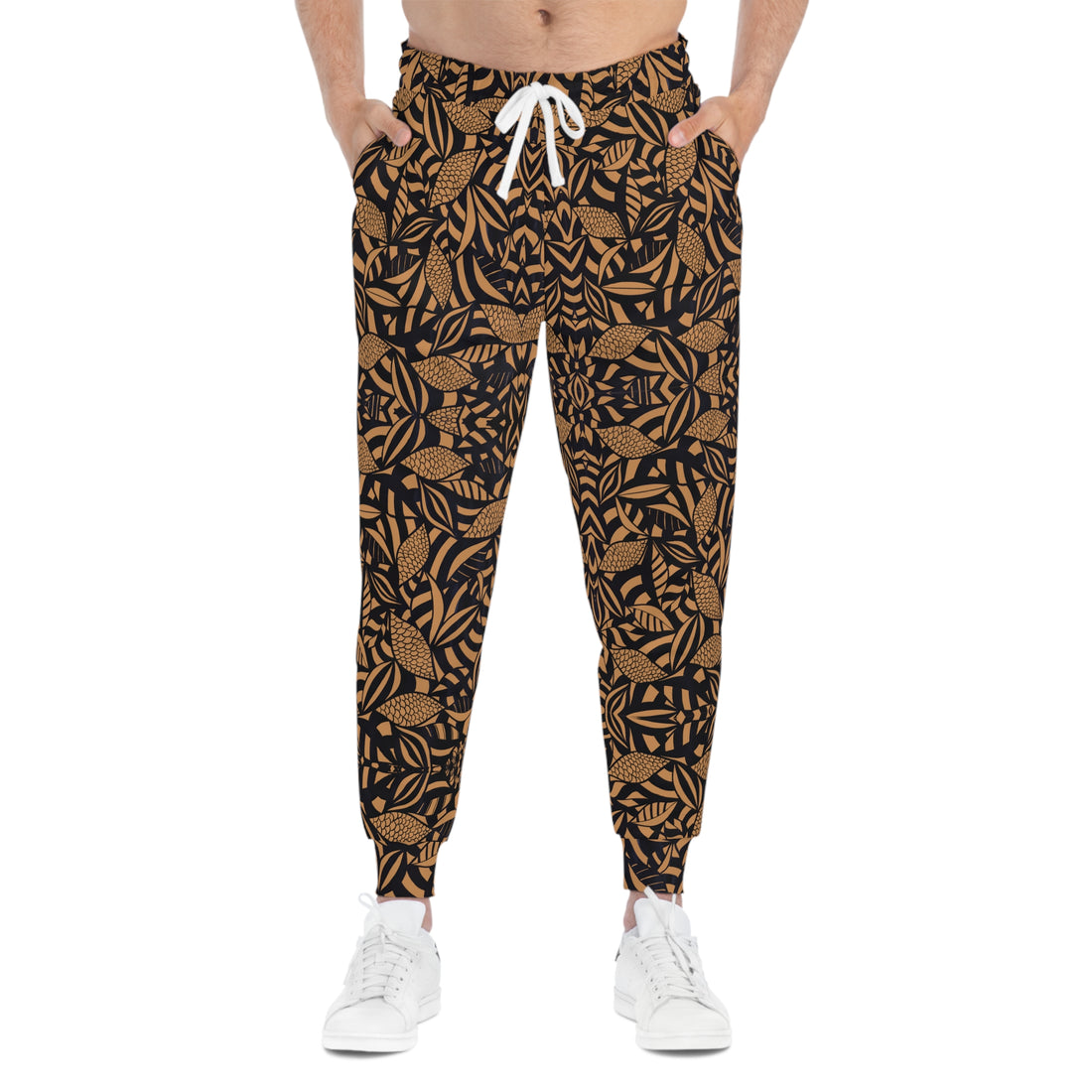 Mocha Tropical Minimalist Unisex Joggers