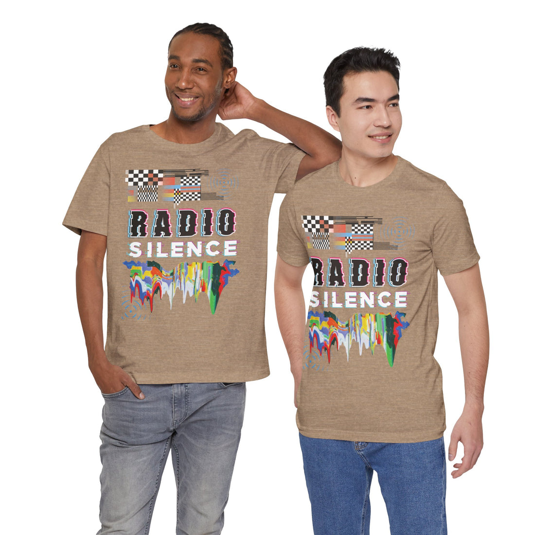 Radio Silence Typography Unisex Jersey Tee