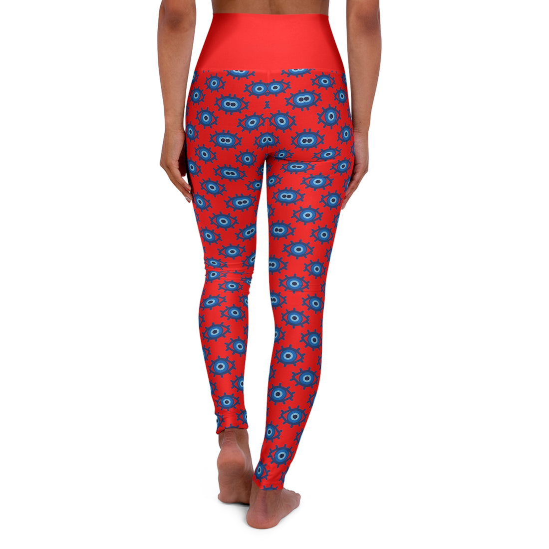 Red Evil Eye Sports Bra & Yoga Leggings Bundle