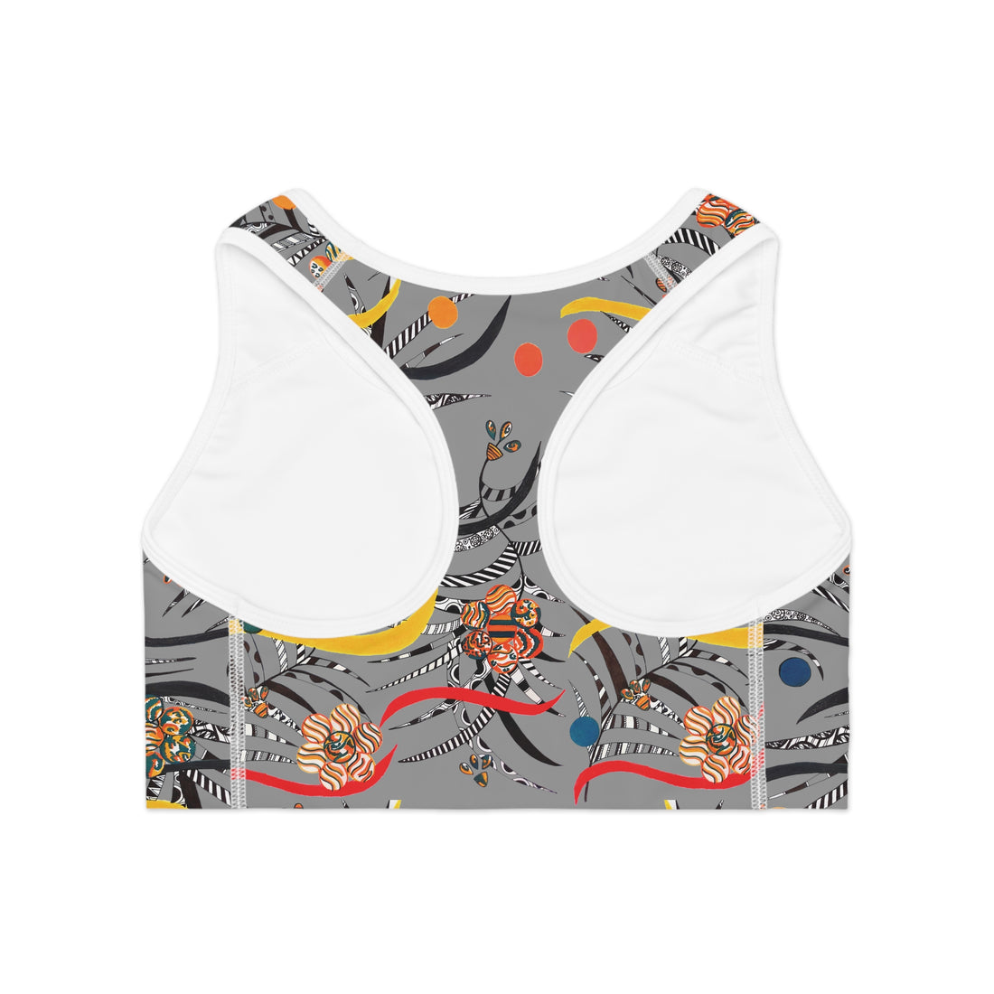 Grey Wilderness Racerback Sports Bra & Spandex Legging Bundle