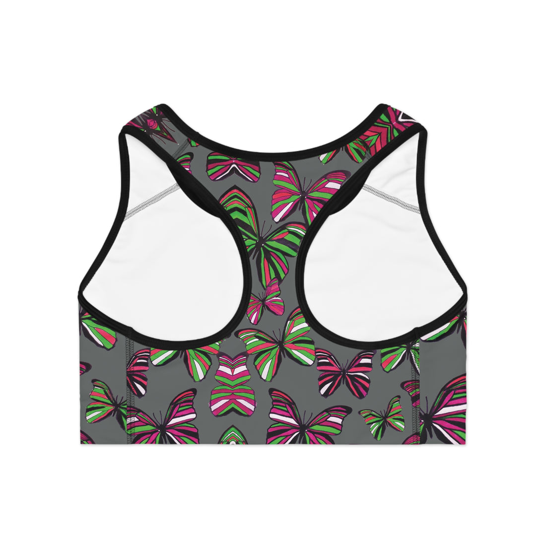 Ash Butterfly Racerback Sports Bra & Yoga Leggings Bundle