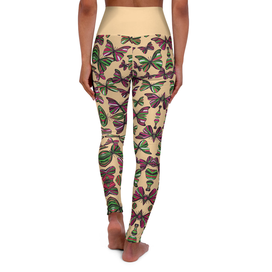 Tuscan Butterfly Racer Back Sports Bra & Yoga Leggings Bundle