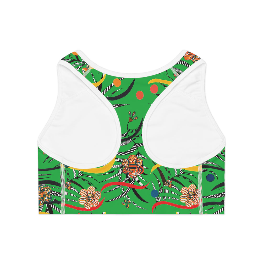 Lawn Green Wilderness Racerback Sports Bra & Yoga Legging Bundle