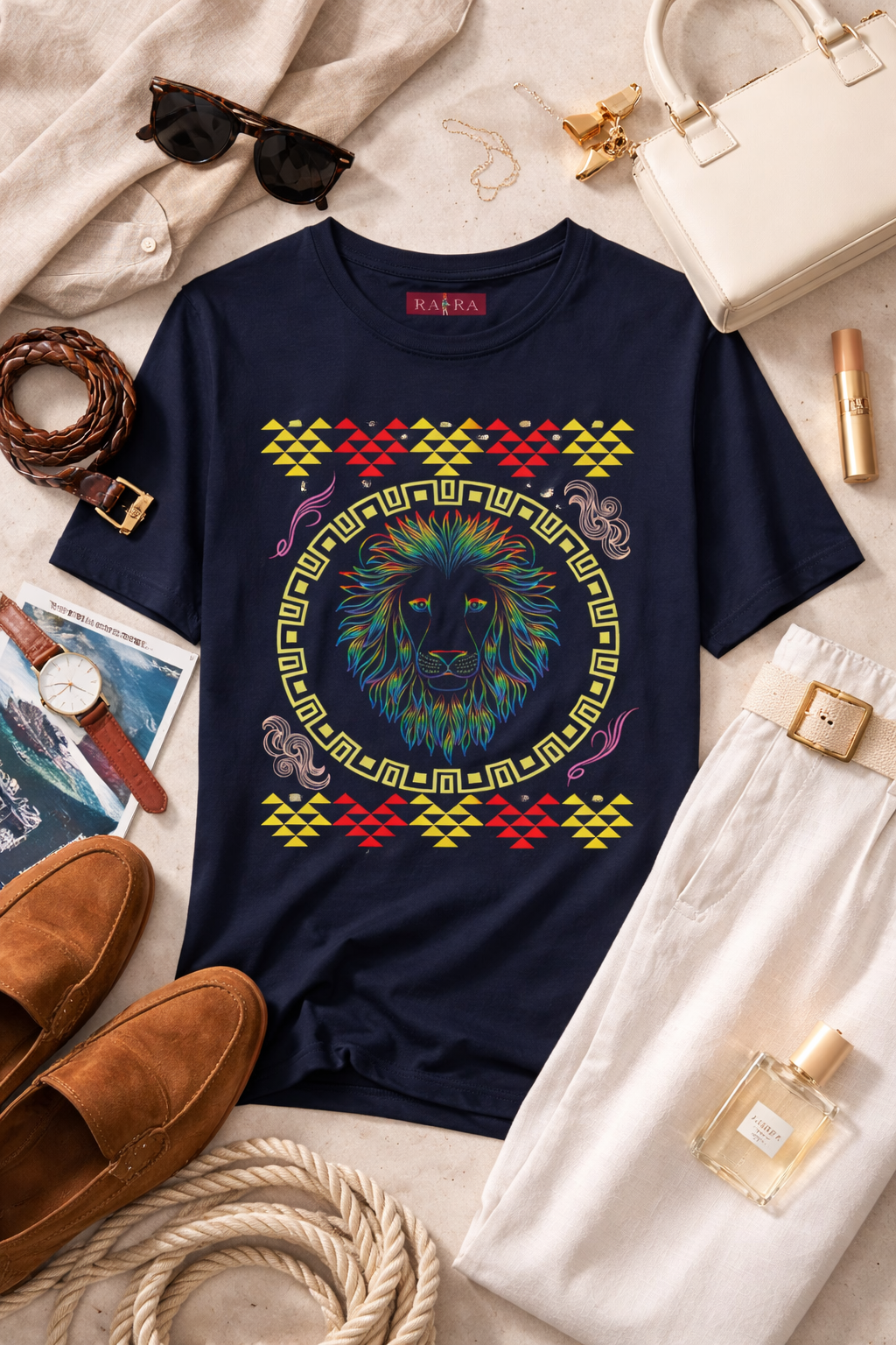 Lion Sigil Premium Graphic Unisex Cotton Tee