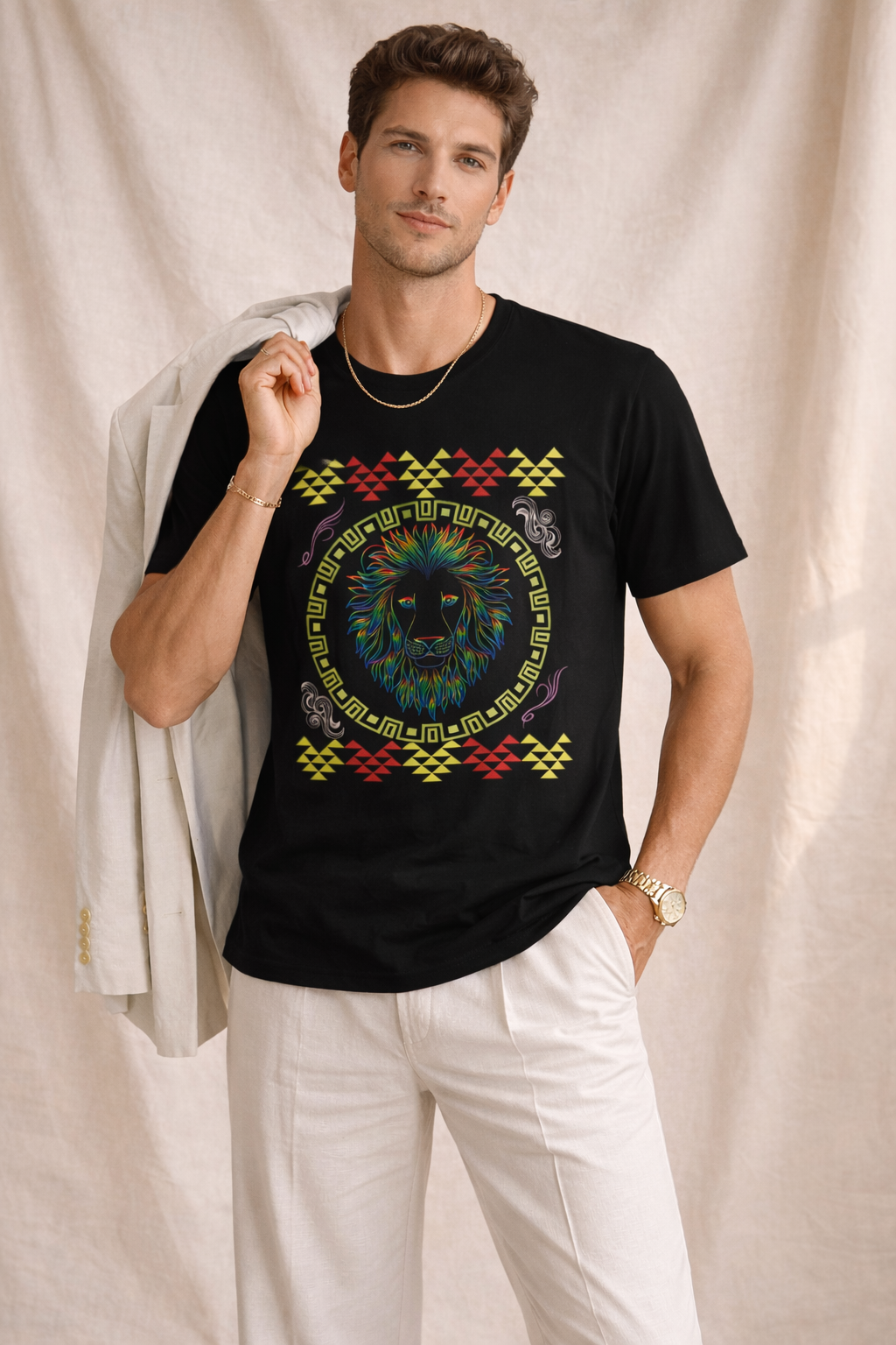 Lion Sigil Premium Graphic Unisex Cotton Tee