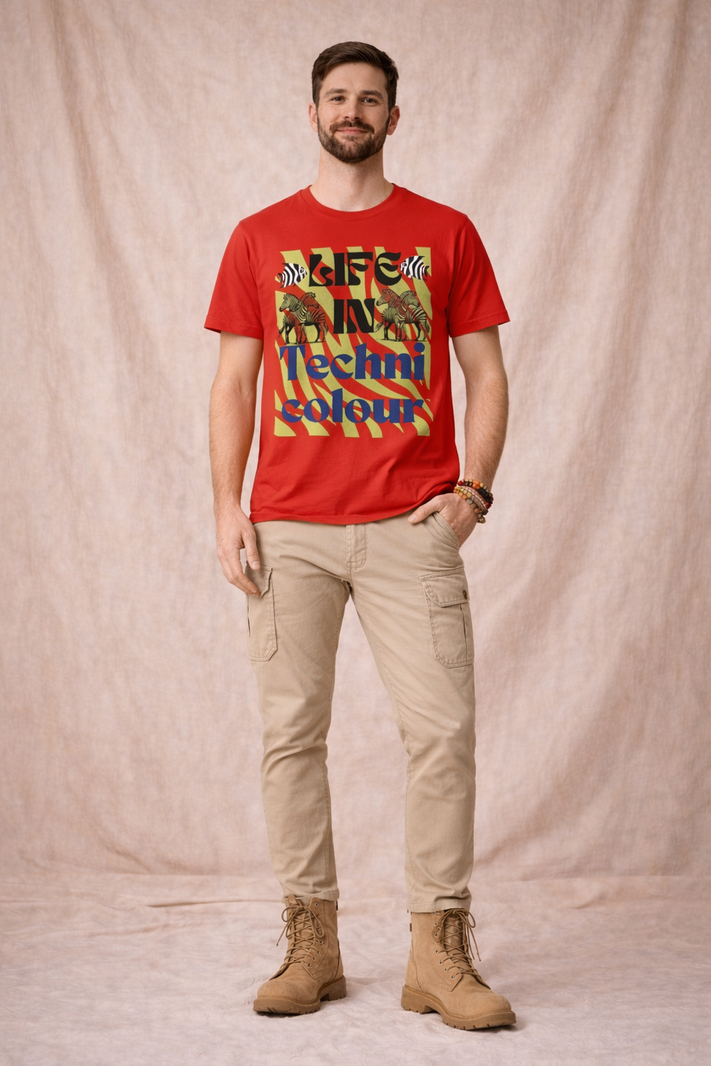 Life In Techni colour Unisex Cotton Tee