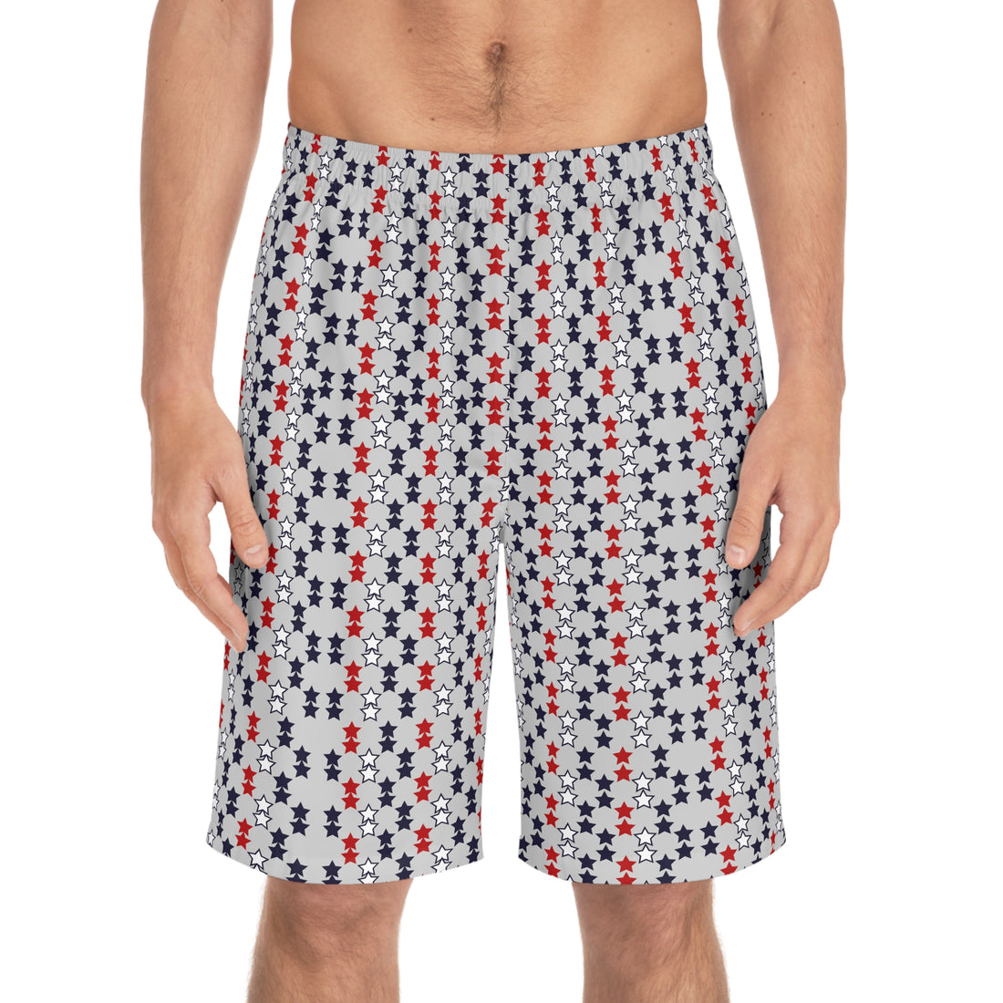 Star Print Men's Board Shorts (AOP)