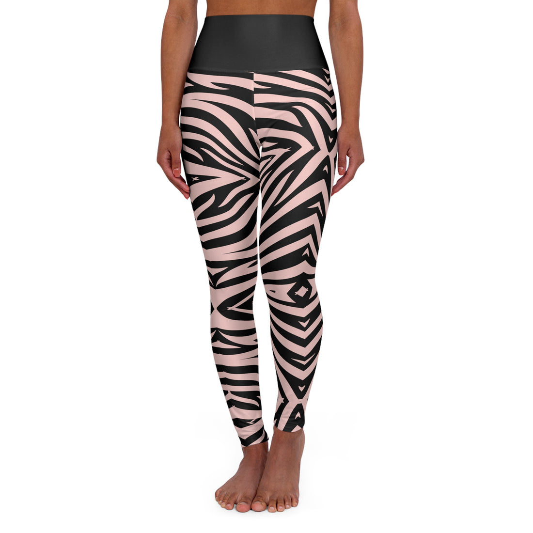 Black Tiger Stripes Sports Bra & Yoga Leggings Bundle