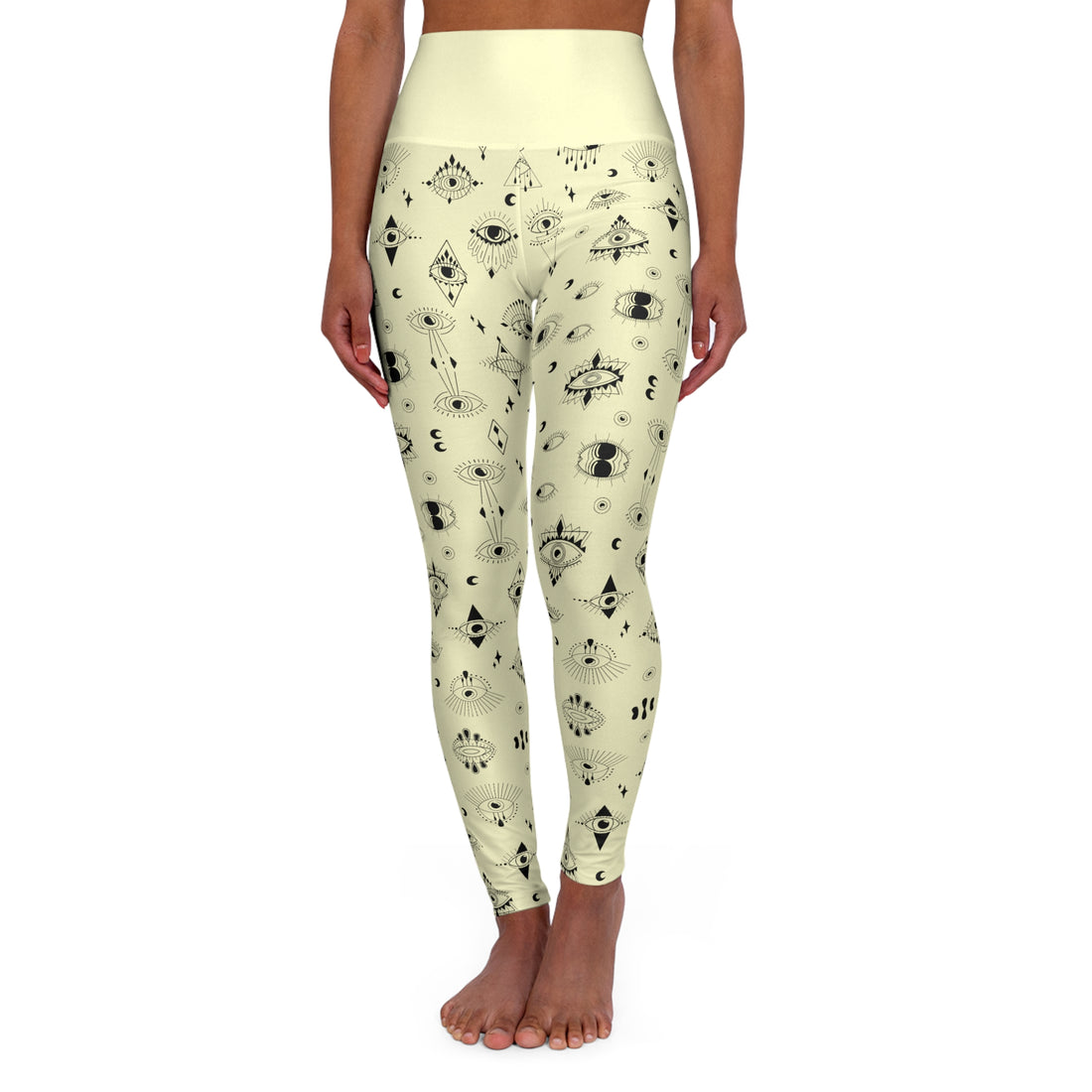 Edgy Evil Eye Yoga Leggings