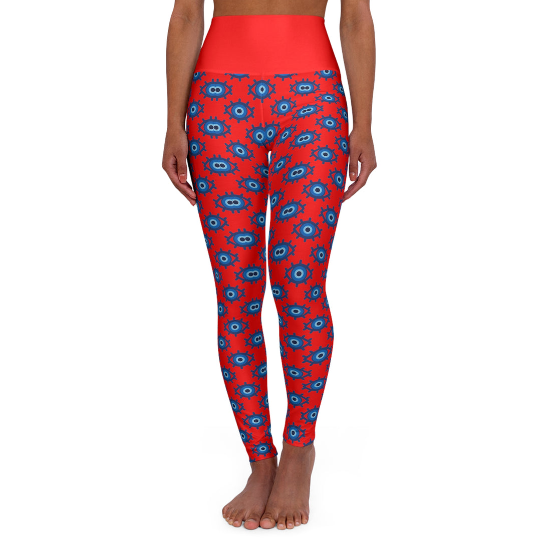 Red Evil Eye Sports Bra & Yoga Leggings Bundle