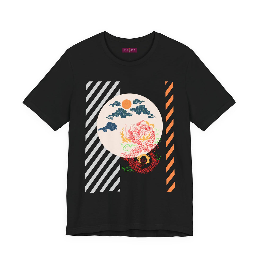 Oriental Dragon Cotton Unisex Tee