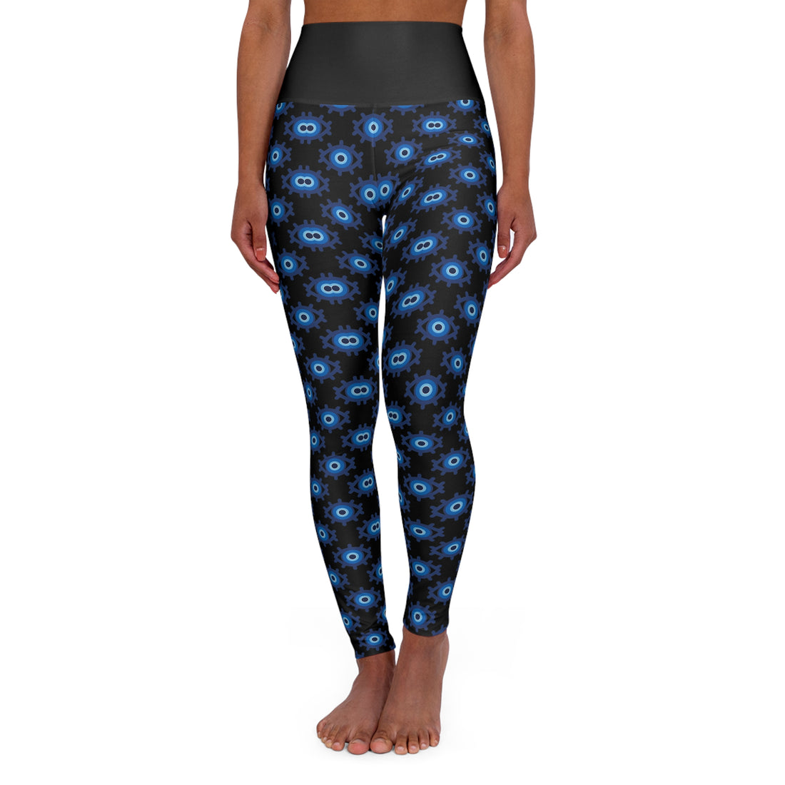 Black Evil Eye Sports Bra & Yoga Leggings Bundle