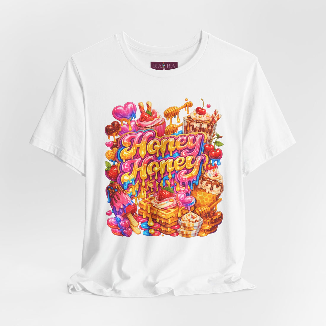 Honey Drip – The Sugar Siren Graphic Typography Women's Cotton Tee
