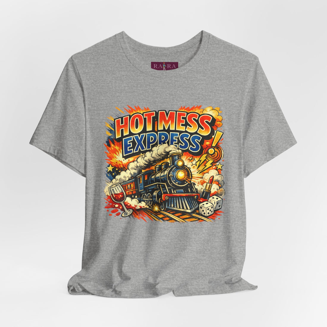 Hot Mess Express Pop Art Illustrative Streetwear Cotton Women's Tee