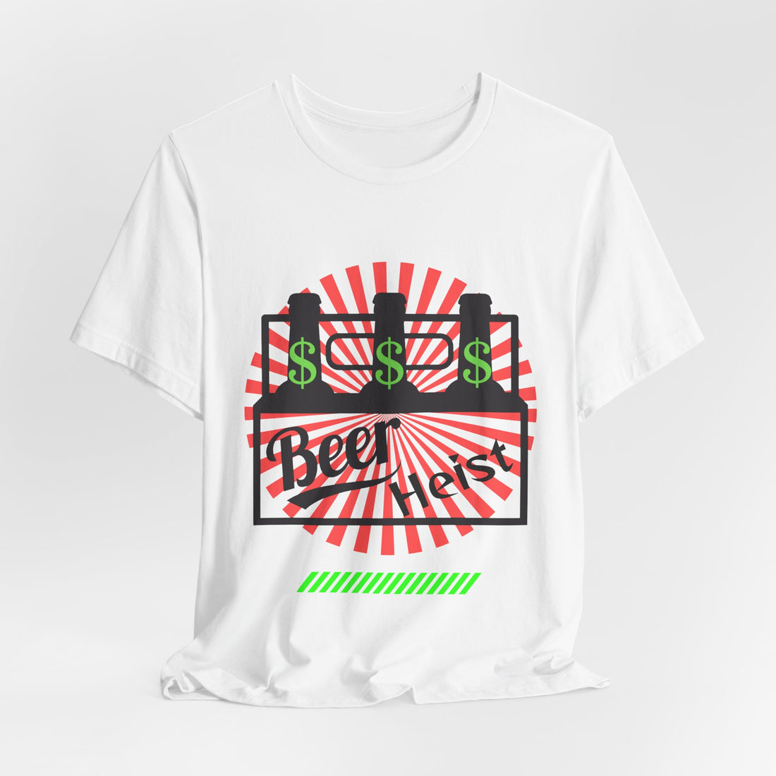 Beer Heist Unisex Print Pure Cotton Tee