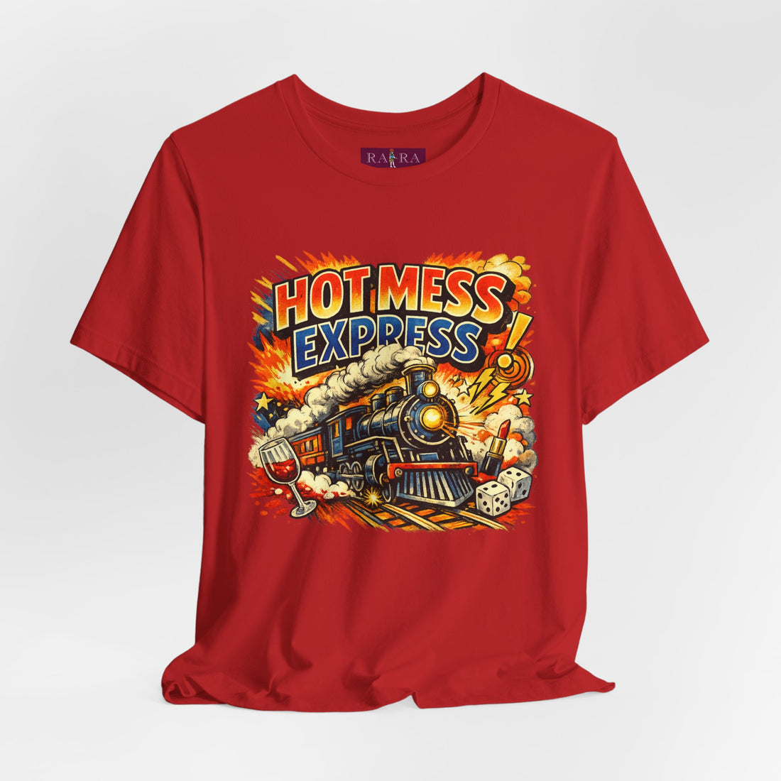 Hot Mess Express Pop Art Illustrative Streetwear Cotton Women's Tee