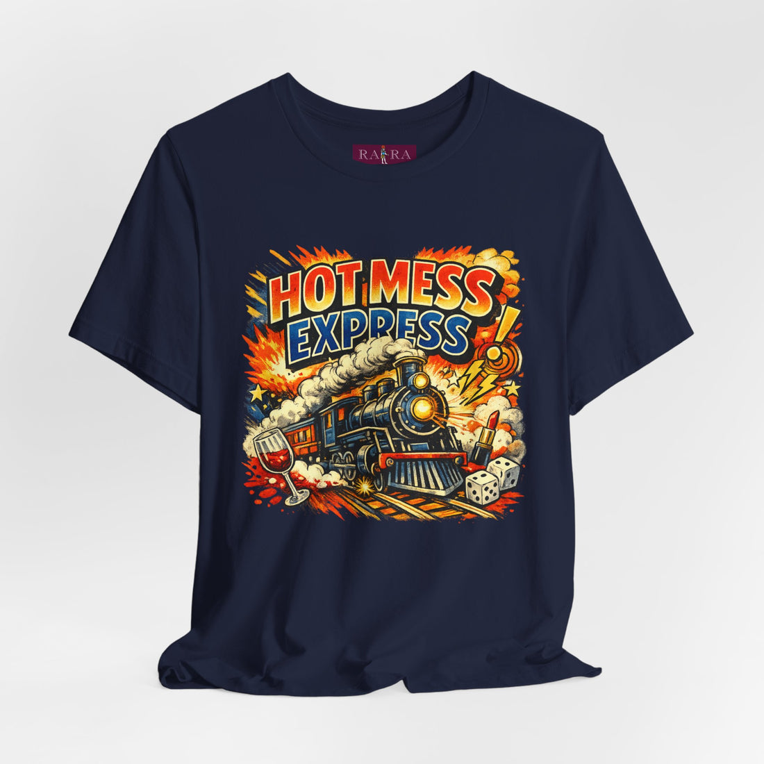 Hot Mess Express Pop Art Illustrative Streetwear Cotton Women's Tee