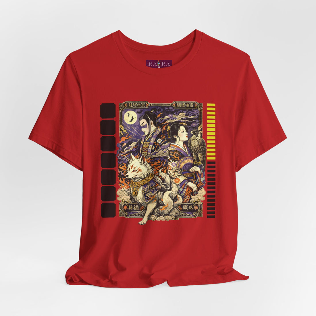Celestial Guardians Oriental Art Graphic Unisex Cotton Tee