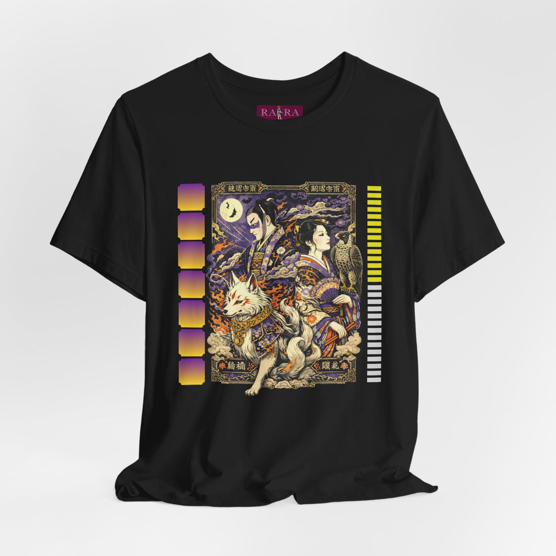 Celestial Guardians Oriental Art Graphic Unisex Cotton Tee