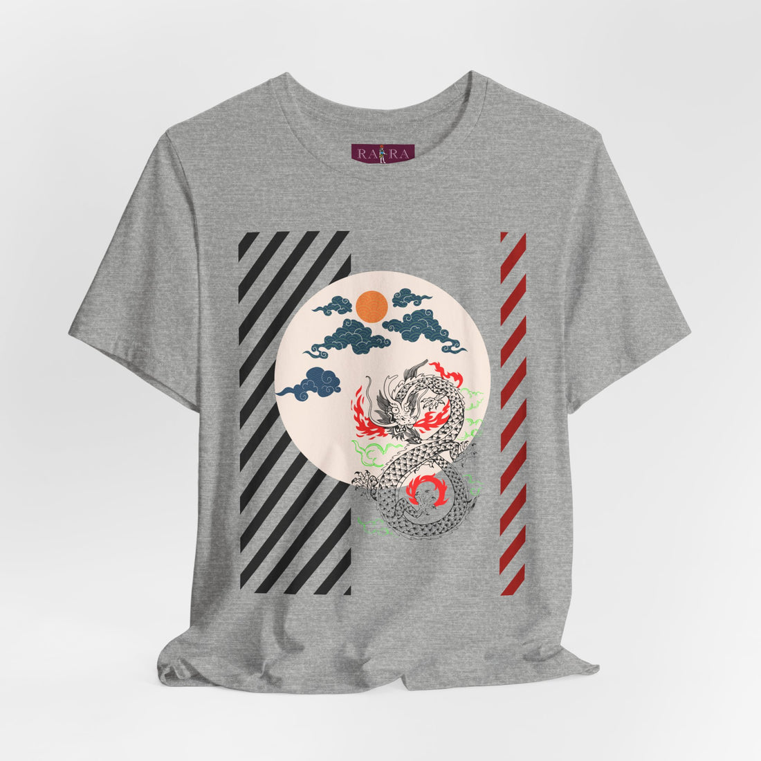 Oriental Dragon Cotton Unisex Tee