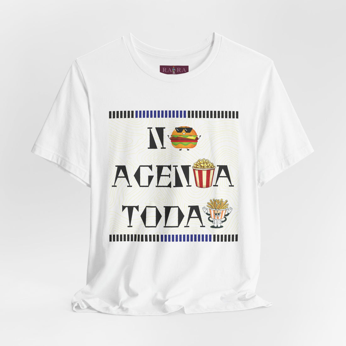 No Agenda Today Unisex Graphic Cotton Typography Tee