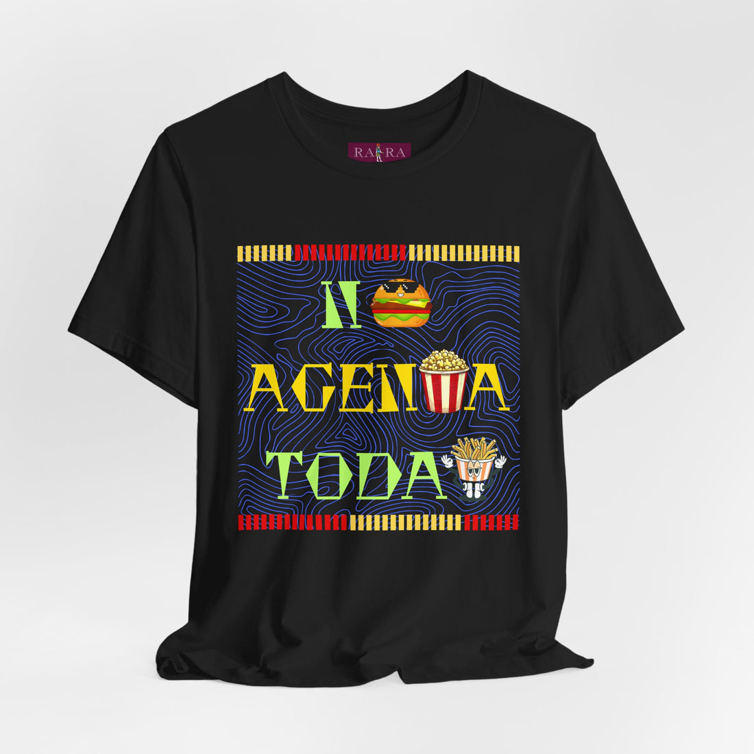 No Agenda Today Unisex Graphic Cotton Typography Tee