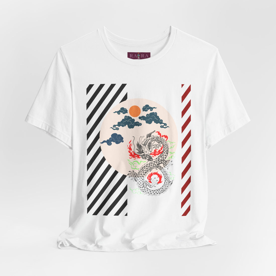 Oriental Dragon Cotton Unisex Tee