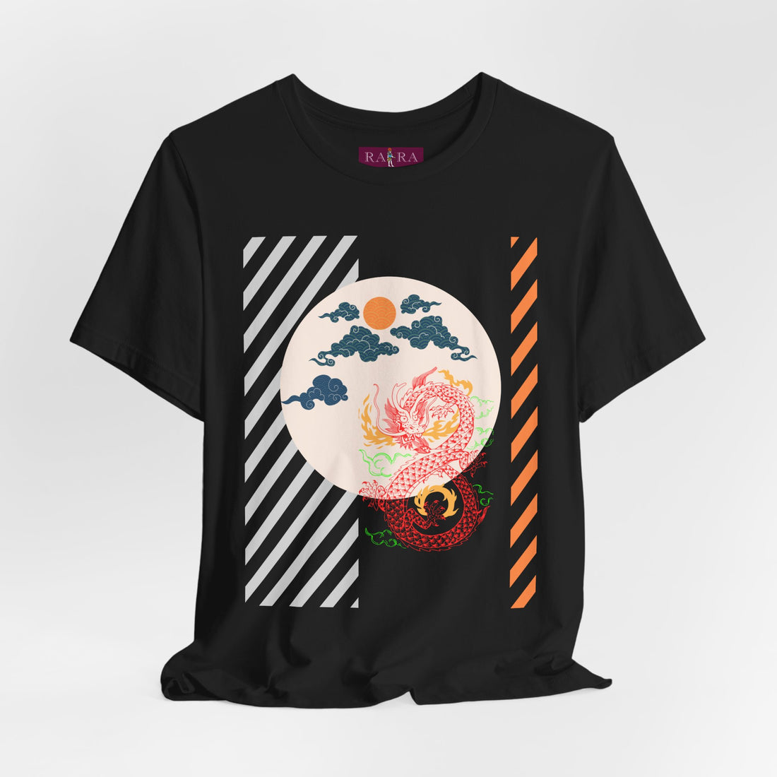 Oriental Dragon Cotton Unisex Tee