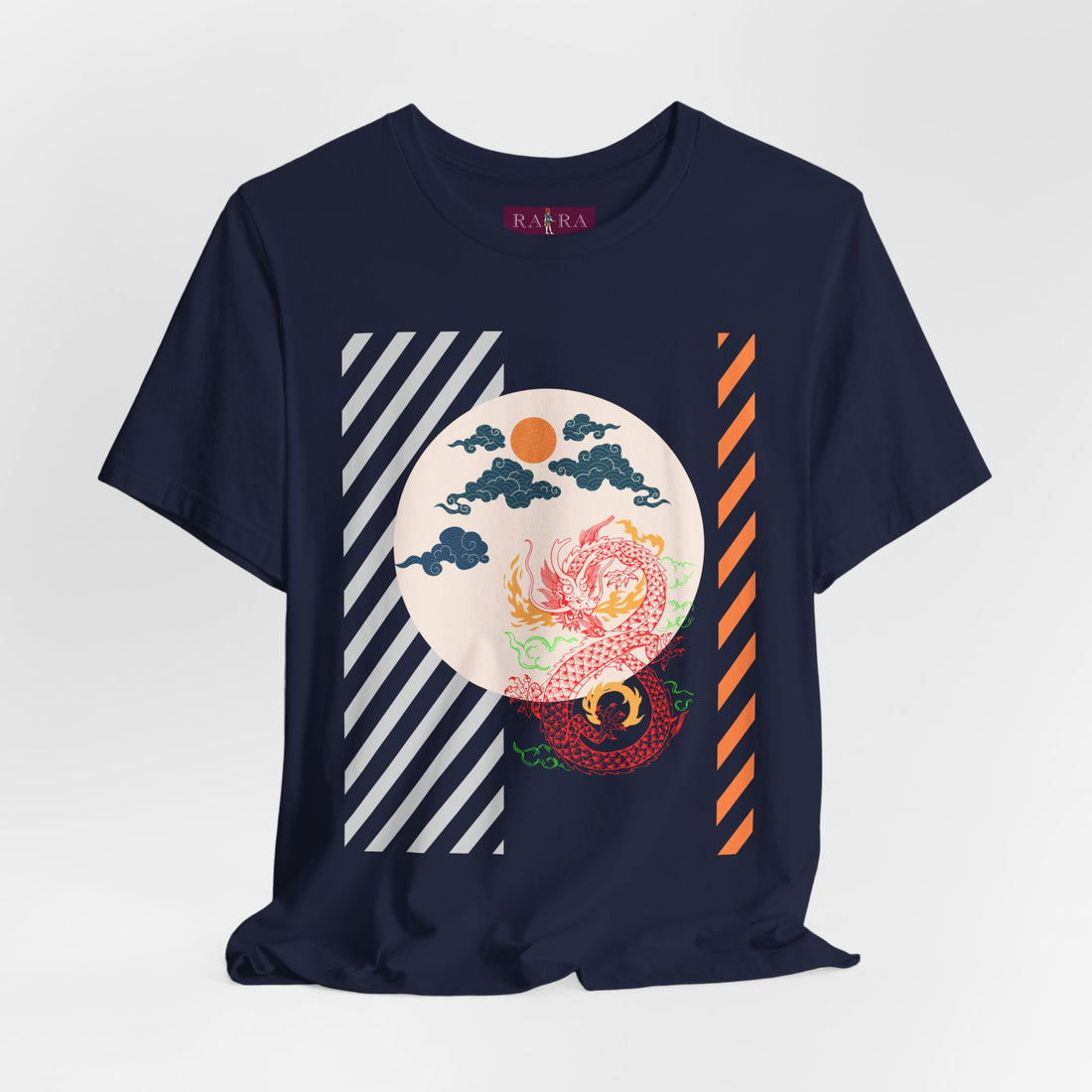 Oriental Dragon Cotton Unisex Tee