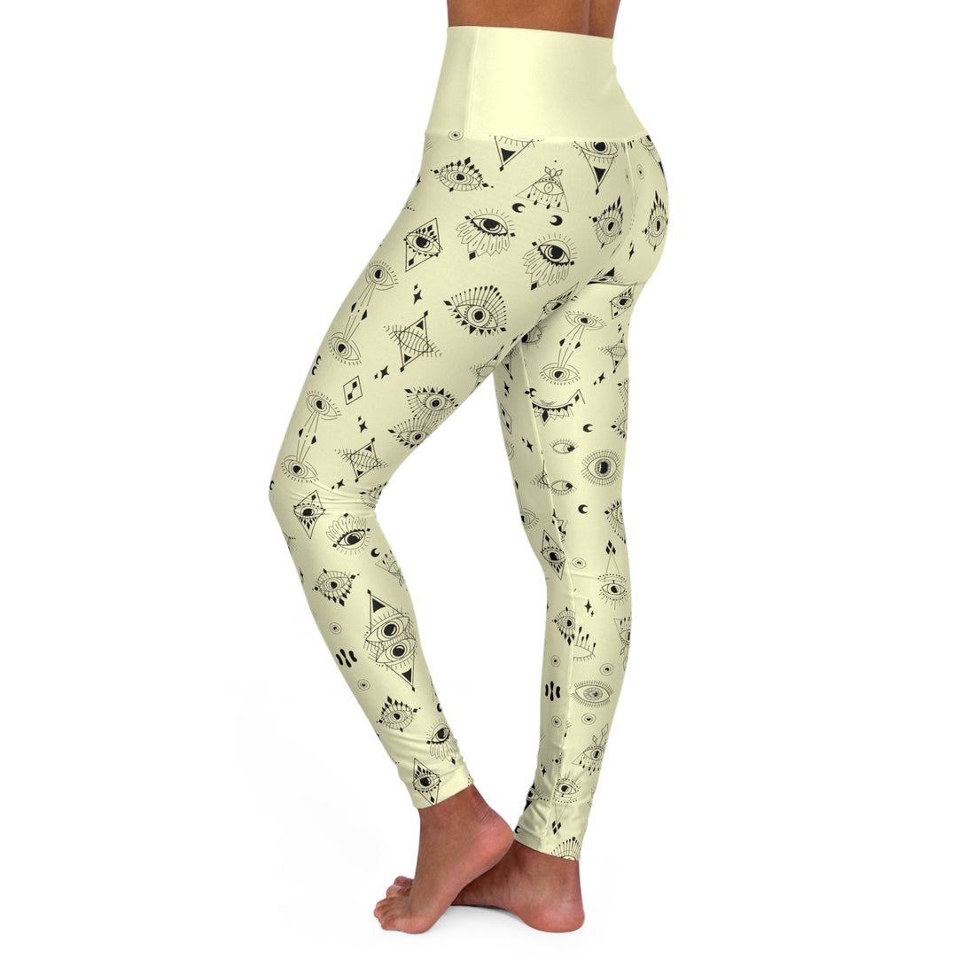 Edgy Evil Eye Yoga Leggings