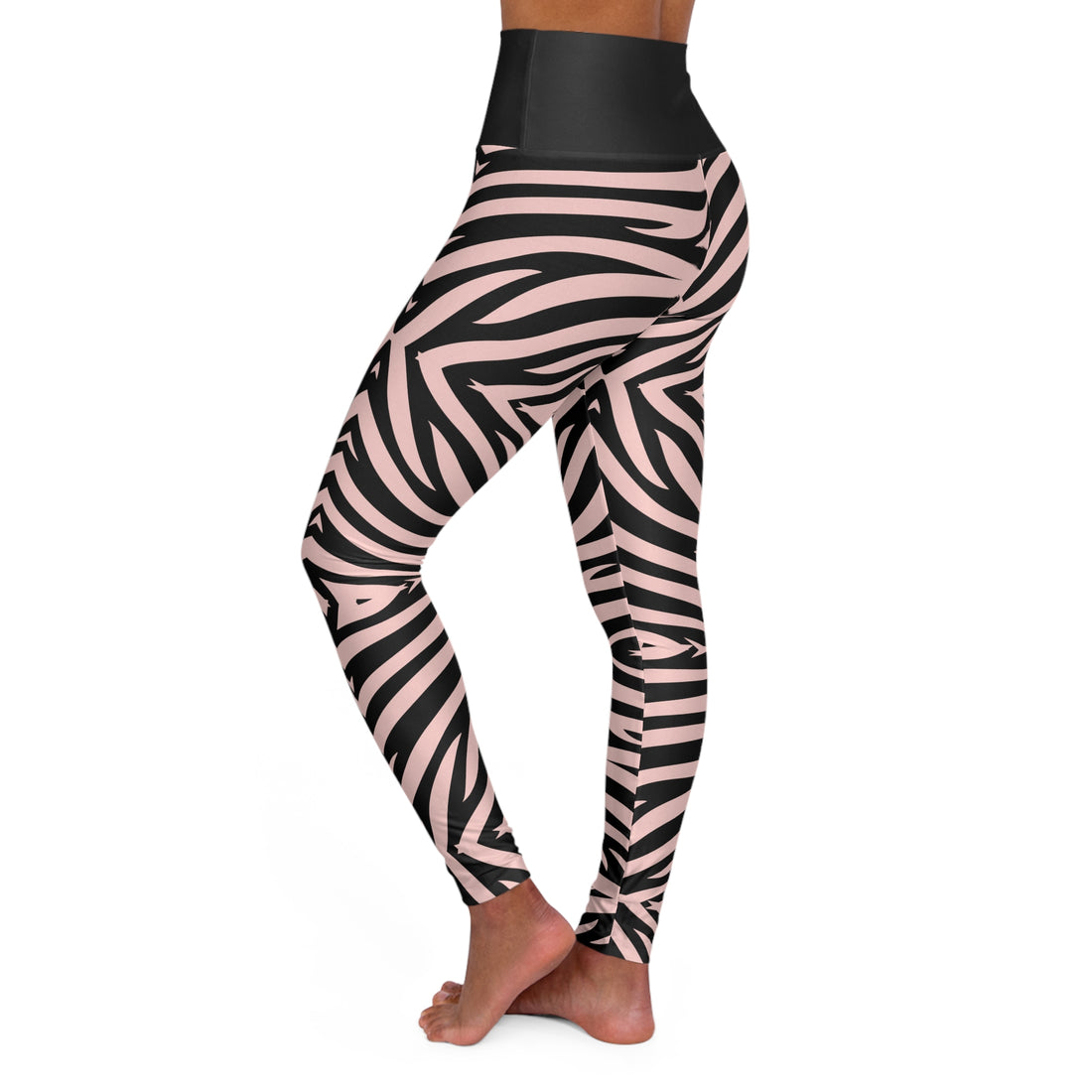 Black Tiger Stripes Sports Bra & Yoga Leggings Bundle