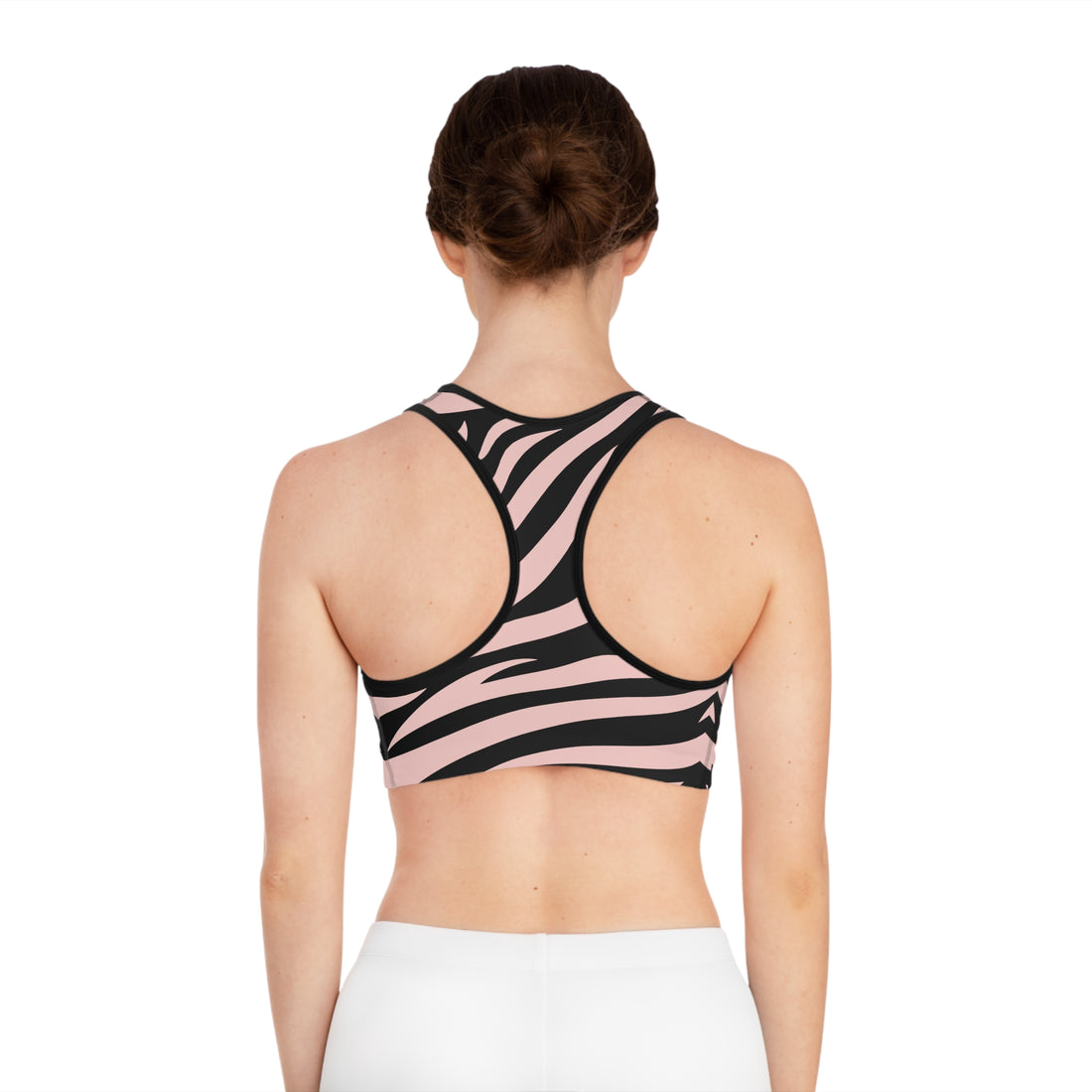 Black Tiger Stripes Sports Bra & Yoga Leggings Bundle