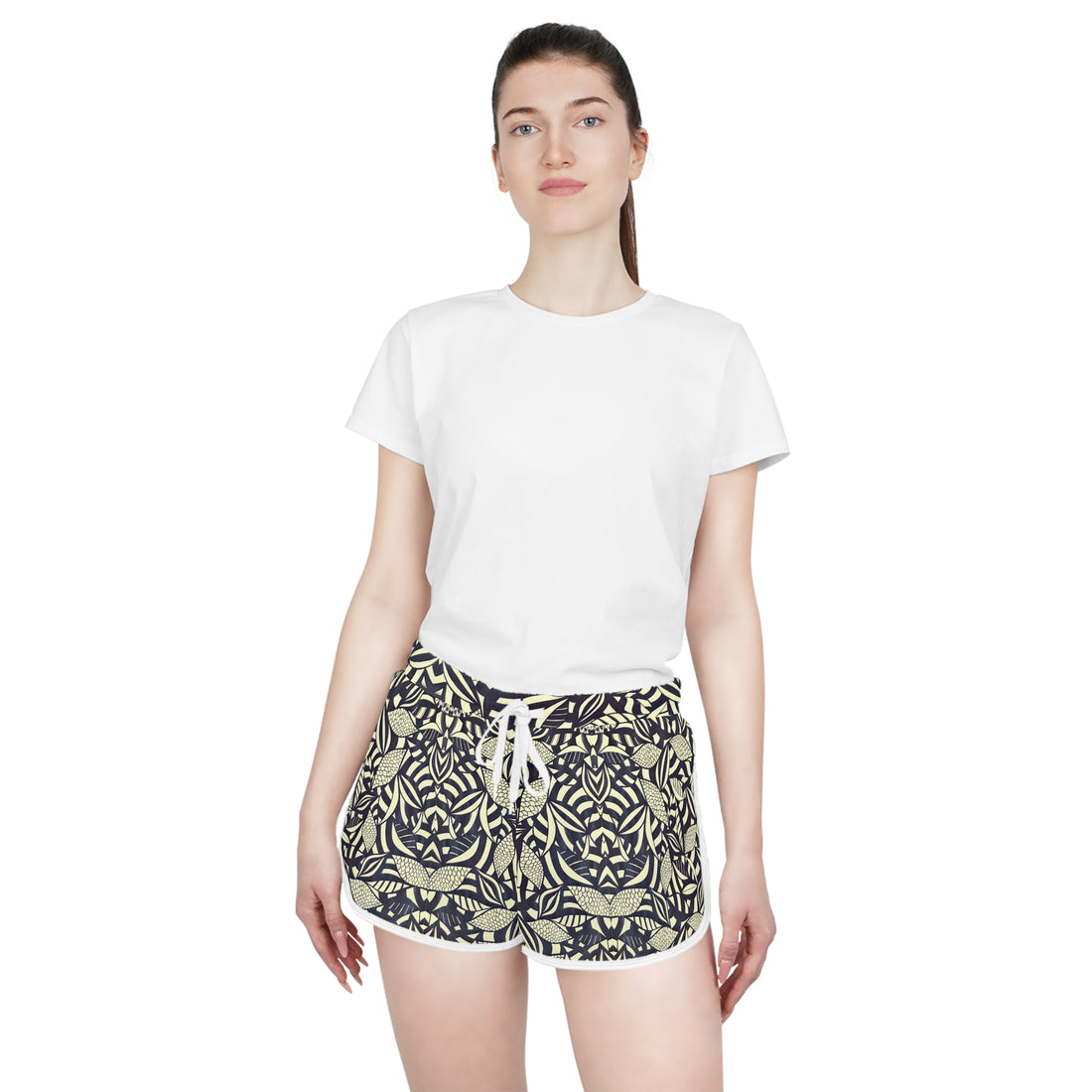 Tropical Minimalist Relaxed Shorts