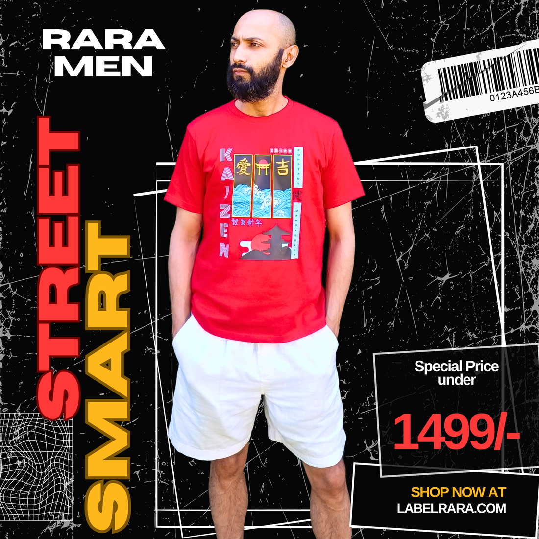 Red Unisex Kaizen T-shirt