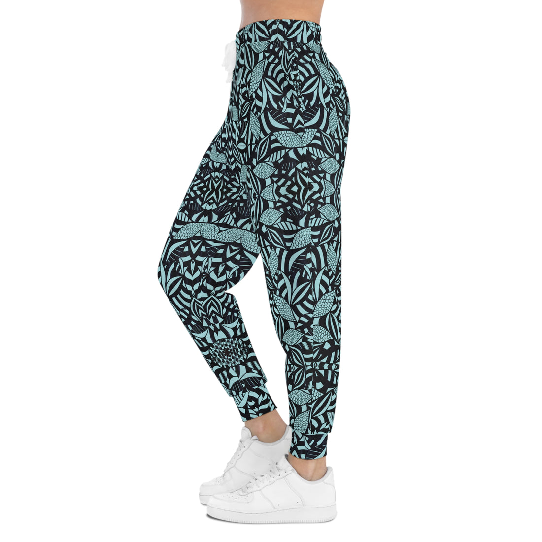 Icy Blue Tropical Minimalist Unisex Joggers