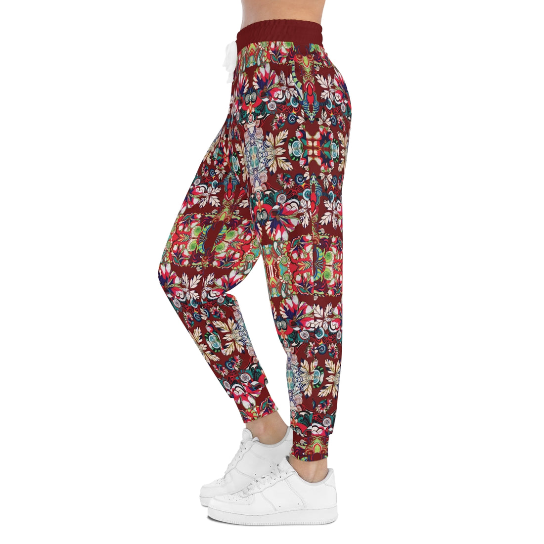 Auburn Graphic Floral Pop AOP Joggers