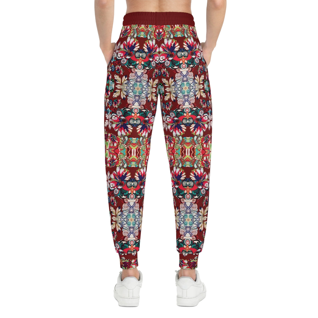 Auburn Graphic Floral Pop AOP Joggers