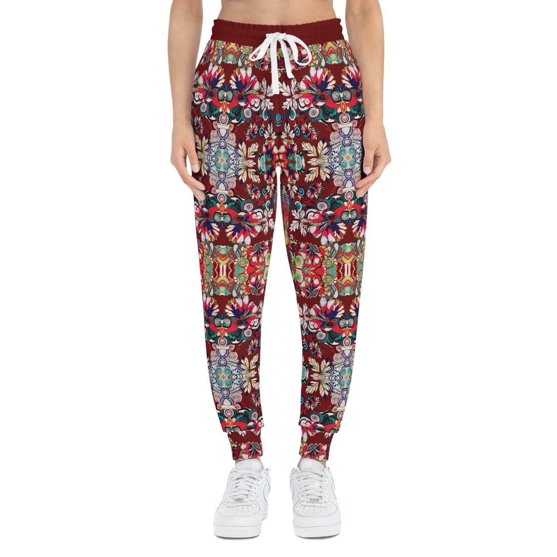 Auburn Graphic Floral Pop AOP Joggers