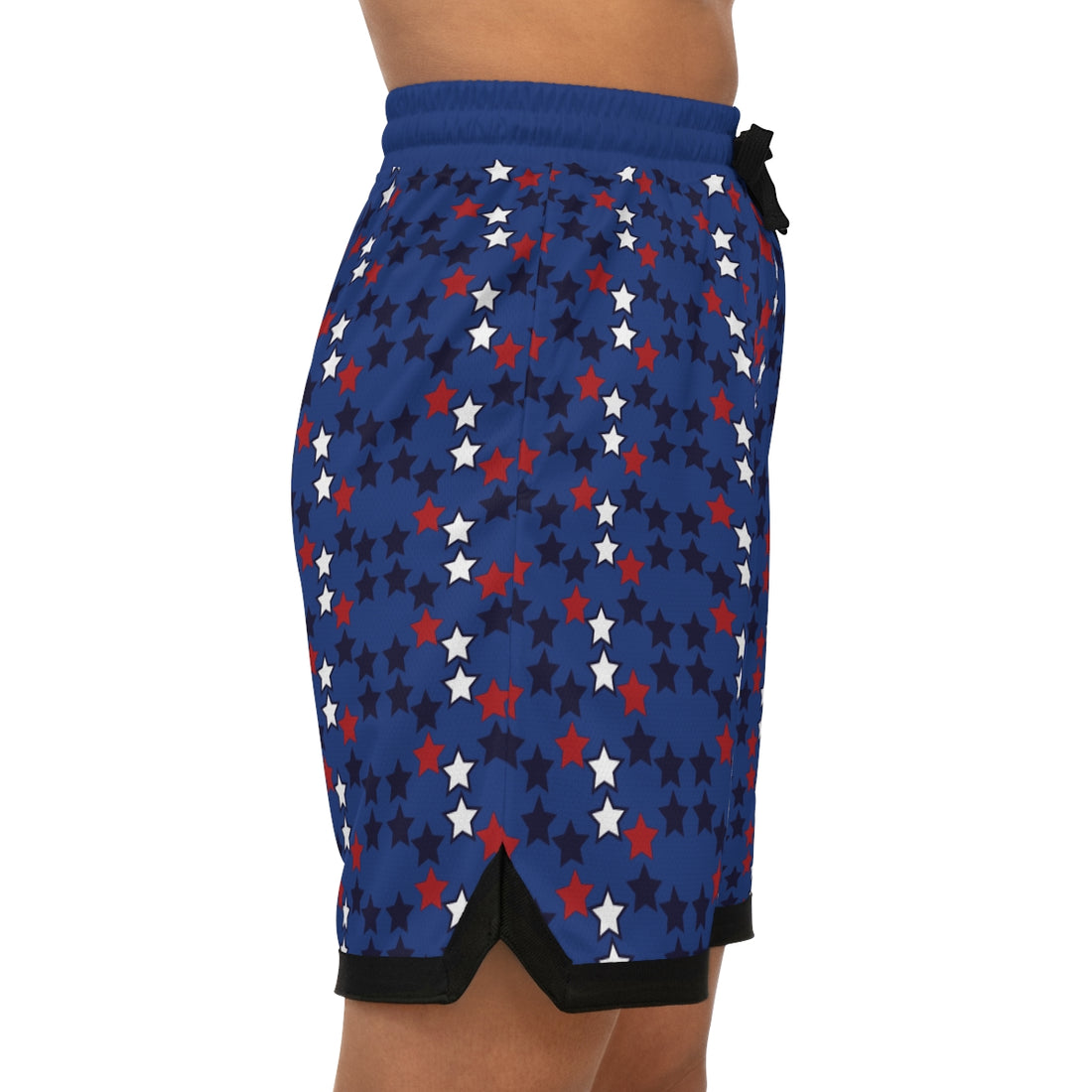 Blue Stardom Basketball Rib Shorts (AOP)