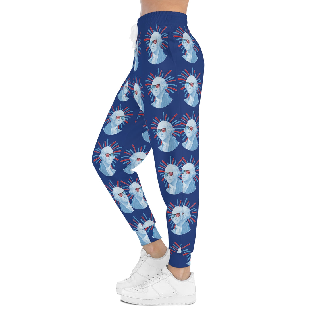 Blue Unisex Washington AOP Joggers